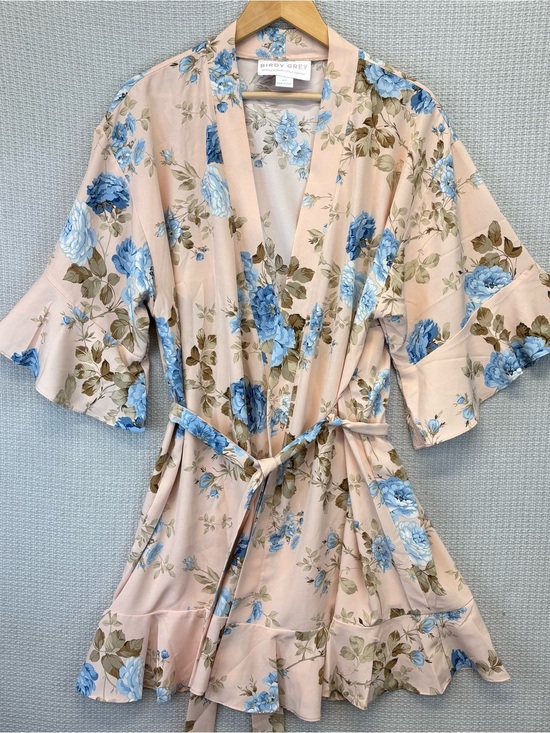 Birdy Grey Other - Birdy Grey Kenny Ruffle Tie Robe Floral Le Fleur M/L Bridesmaid Dressing Gown